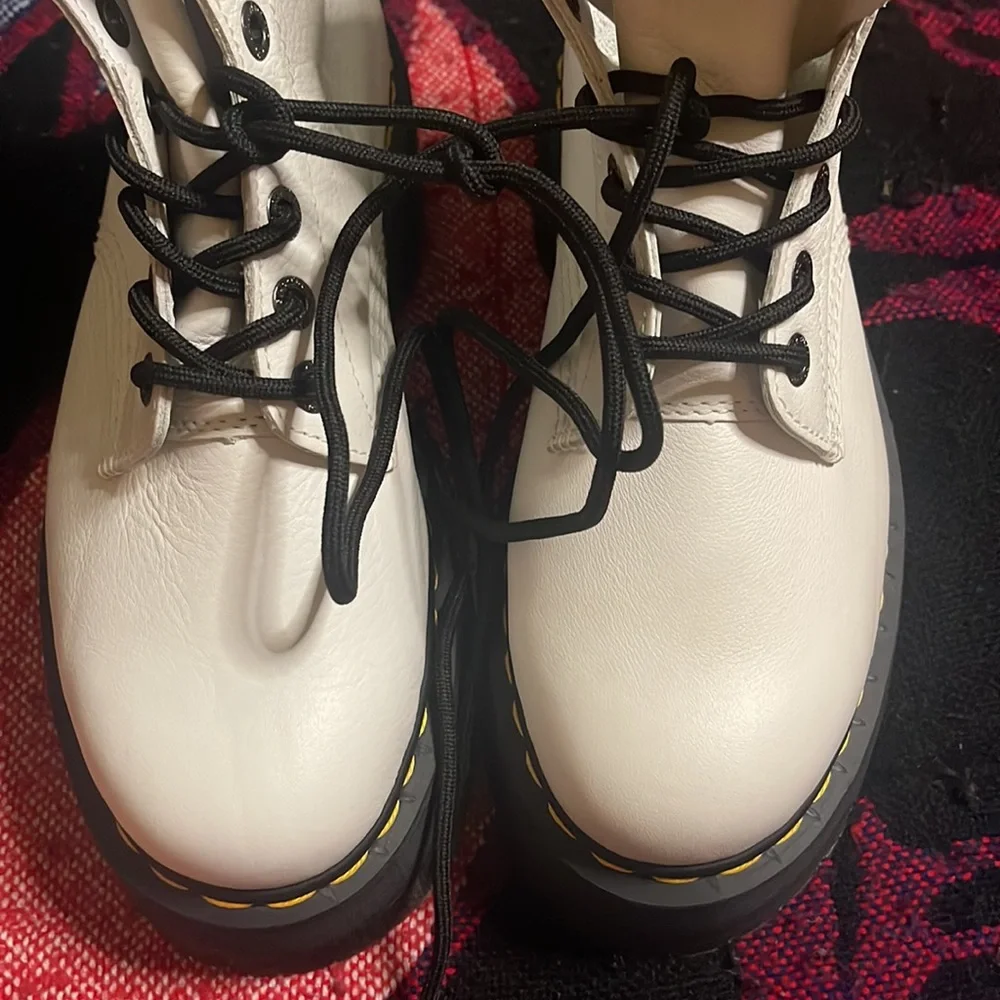 Free People x Dr. Martens Leona Platform Ankle Boots